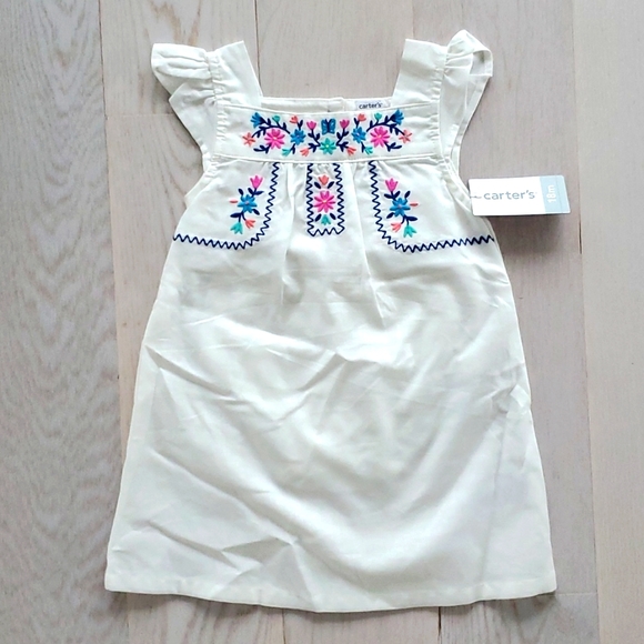 Carter's Other - Summer White Baby Dress